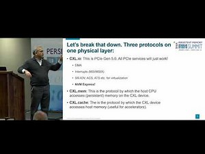 The Perfect Trifecta. NVMe, CXL and Persistent Memory!