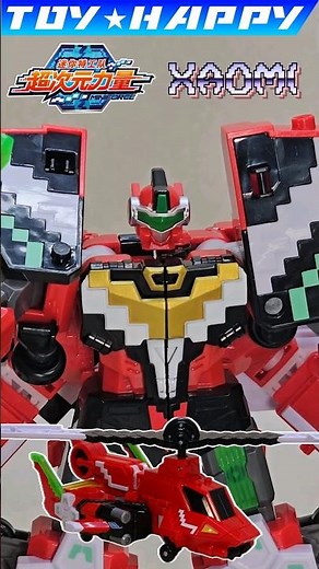 Transform Xaomi Mini Force Hyperdimensional power #shorts #toys #miniforce