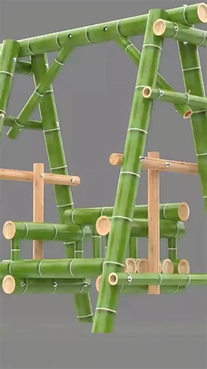 artTist on Instagram: "Swing in the wind, letting all your worries drift away. A bamboo swing offers a moment of healing! The warmth of the bamboo is in your hand, and the swing evokes the gentle curves of childhood. This handcrafted bamboo swing feels like a soft embrace from nature with every sway! If you're feeling tired, come here and "waste" some time! #BambooProducts #Swing #MyRuralLife #Craftsman"