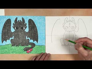 How to Draw Toothless the Dragon