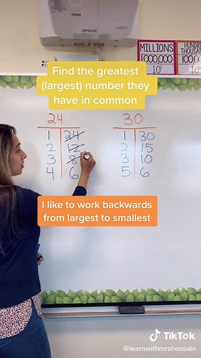 Understanding this concept is a must! #gcf #math #easy #school #learnontiktok #edutok #teacher #education #teachersoftiktok #fun
