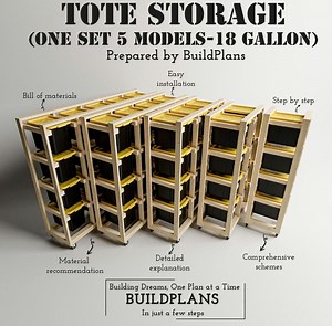 Complete Garage Storage Solutions Kit: Shelving, Bins, and Rack Systems (18 Gallon), All in One Set - Etsy