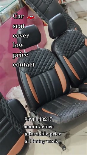 lining cars seat cover upgrade installation customise work manufacture Hyderabad low price order now