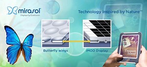 자연에서 모티브를 얻다! 미라솔 디스플레이(Mirasol Display)