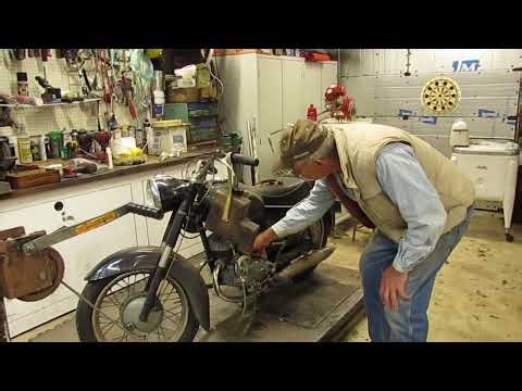 1965 SEARS ALLSTATE MOTORCYCLE RUNS AGAIN AFTER SITTING 20+ YEARS!