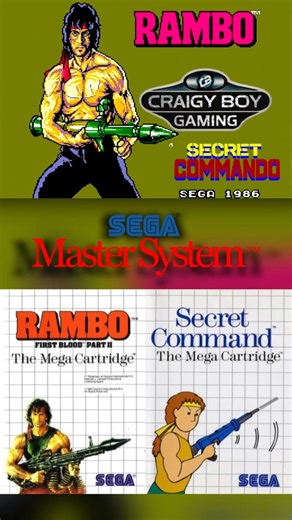 Rambo / Secret Command (SEGA Master System) - Punishing, Unfair, and Totally 8-Bit! #sega #retrogame