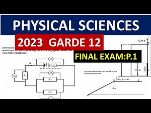 2023 PAPER 1 PHYSICAL SCIENCES GRADE 12 2023 FINAL EXAMS [THUNDEREDUC]