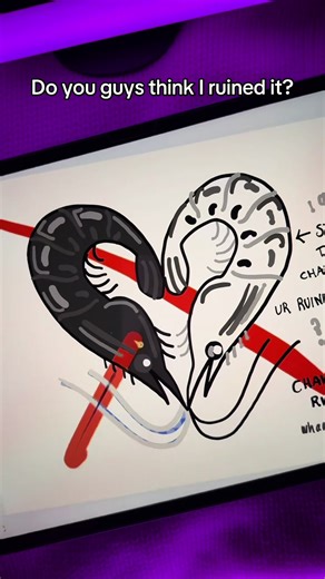 You think i really ruined it? #drawingapp #multiplayer #challenge | Draw