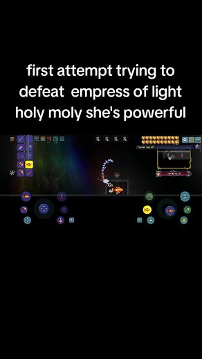 Defeating the Empress of Light in Terraria