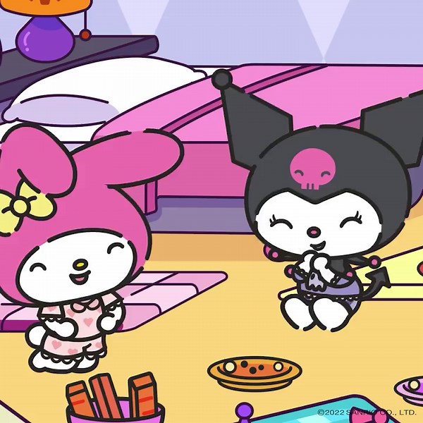 Hello Kitty and Friends on Instagram: "It's time for a sleepover with friends! 🥰🎀 My Melody is looking forward to bringing all her favourite things to Kuromi's sleepover, but is she too old to bring a plush? 🧸💕 Find out on a new episode of Hello Kitty and Friends Supercute Adventures on the #hellokittyandfriends YouTube Channels, available in English, French, German, Spanish and Italian. Links in bio 😘 #sanrio #youtube #hellokitty"