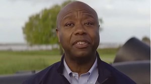 WATCH: Sen. Tim Scott’s messaging on race in a video announcing his launch of a presidential exploratory committee “resonates” with white voters, says Eugene Daniels. “It makes [white audiences] feel like, ‘See, I can’t be racist. This guy, Tim Scott, says I’m not.’” | Meet the Press