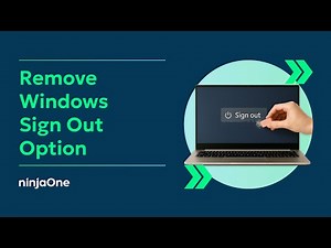How to Add or Remove the Sign Out Option from the Start Menu in Windows 10/11 (w/ SCREEN RECORDING)