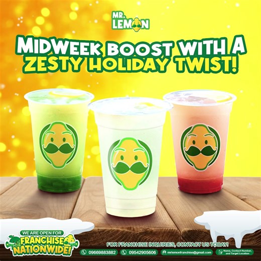 Get that midweek boost you deserve! 😉💛 #mrlemonphilippines #Cebu #lemonade | Mr. Lemon