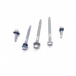 [Hot Item] SS304 410 Bimetal Drilling Screw Hex Head Self Drilling Bi-Metal Screw