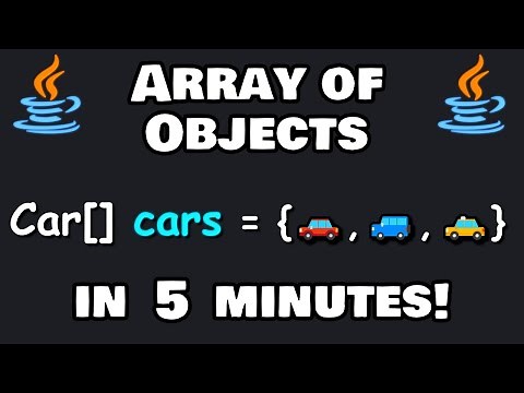 Create an ARRAY OF OBJECTS in 5 minutes! 🗃️