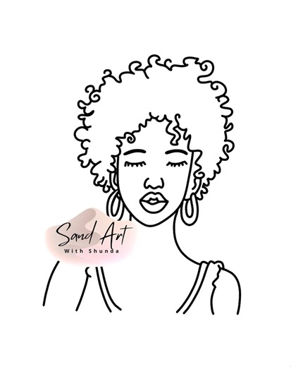 Black Girl Magic Sand Art Sheets (6 sheet set) | Peel and Pour Craft Kit