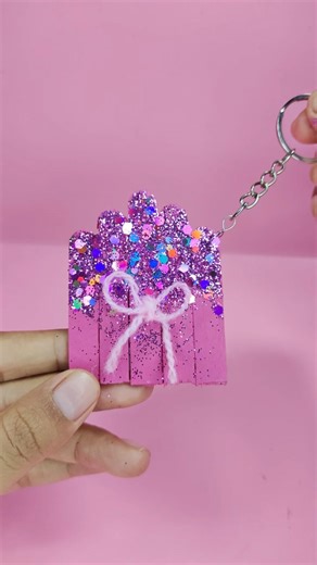 cute and elegant keychain 💞 #diy