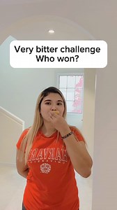 Try not to make a face challenge. Who won? 🤮 | AngieNation