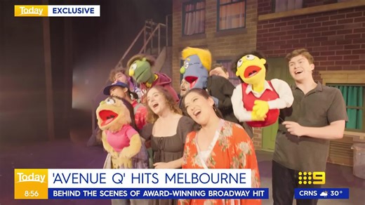 It's the three-time Tony Award-winning musical that took Broadway by storm. Adult comedy 'Avenue Q' combining puppetry, music, and a whole lot of laughs. #9Today | WATCH LIVE 7am | TODAY