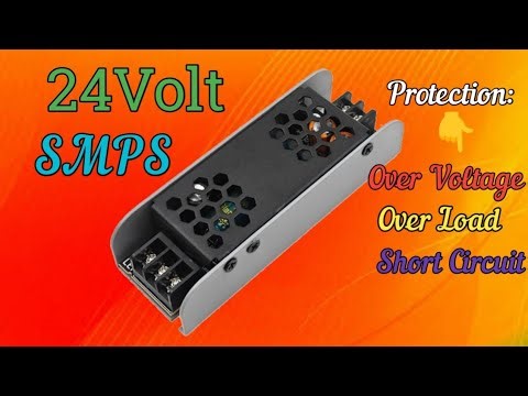 24V 2A Metal Enclosed SMPS Driver Unboxing and Testing 