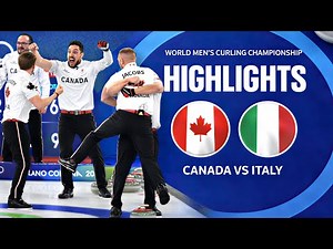 Canada vs Italy Curling Quarter Final Full Highlights | LGT World Men's Curling Championship 2026