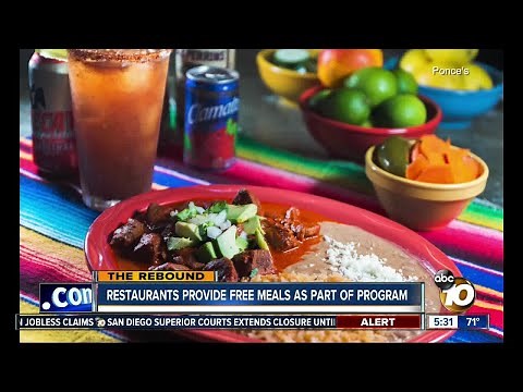Restaurants to re-hire staff, serve free meals under program