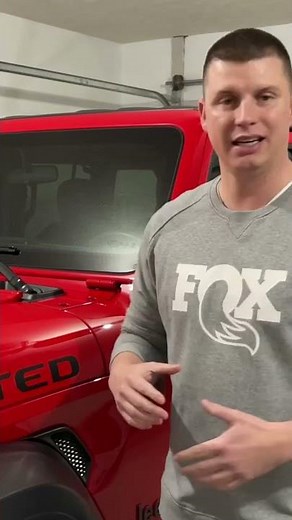 How to open the Hood on a Jeep Wrangler JL & Gladiator #shorts