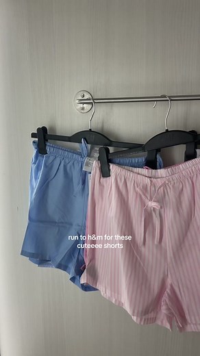 they are pj shorts but we make it work this summer ☁️🎀 #scandinavianstyle #haul #summervibes #shorts #newin