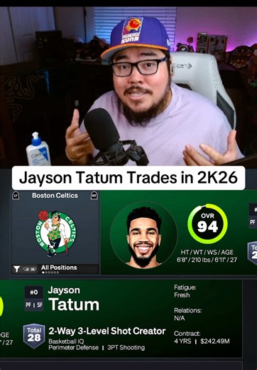Checking out Jayson Tatum trade offers in MyNBA in 2K26! #nba2k #2k26 #nba2k26