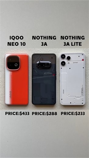 3 Phones, ONE WINNER 🏆 Nothing vs iQOO