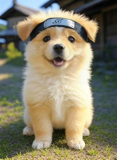 NARUTO Dog sings SILHOUETTE #shorts #naruto #aidog #narutosong #viral #anime #cute #pets #dog #puppy