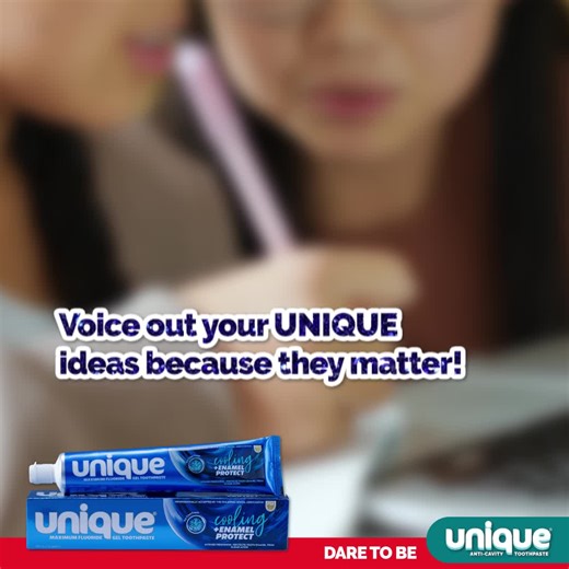 74 reactions | It's time to go out of your comfort zone! Be more confident in expressing yourself with UNIQUE toothpaste Icy Cool Fresh! ❄ Bili na sa supermarkets and grocery stores near you!  | Unique Toothpaste | Facebook