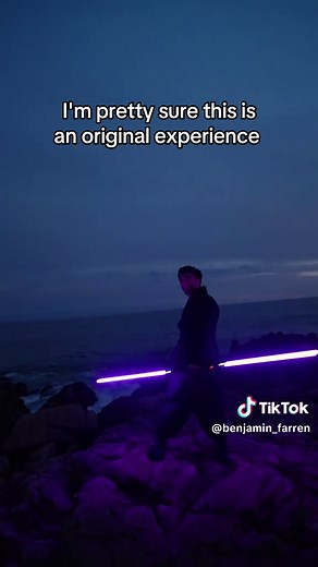 Never been flashed by a HELICOPTER before @Jay velasquez @Imperial Workshop #starwars #lightsaber #cinematicvideo