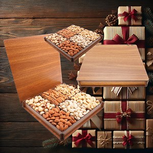 Gourmet Fresh Nuts, Happy Happy Valentines Gift Box: Vegan Snack, Gift, Business, Corporation, Family Set, Holiday, Nut Gifts Baskets - Etsy