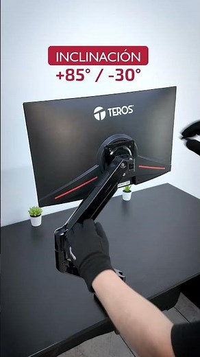Rack para Monitor TEROS TE-7113 | Eleva tu pantalla y organiza tu escritorio