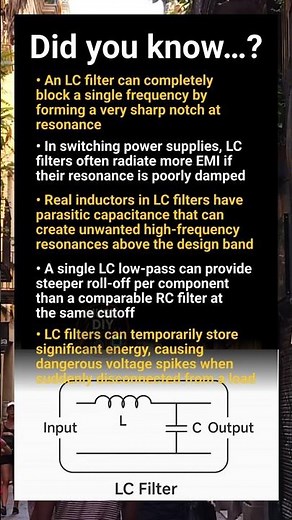 LC filter secrets: resonance traps, RF tricks and audio power hacks