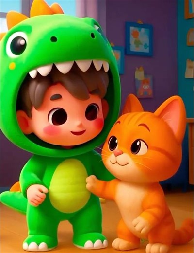 Count 2 Kittens! Learn Orange Cat Color & Sound | Farm Counting