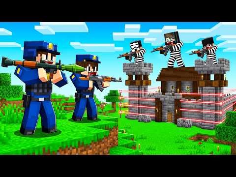 ماين كرافت لايف ستيل الحرامية #8 : هاجمـت مقر الحرامية الجديد ولكن الدفاعات صدمتني !!؟ 🔥😱