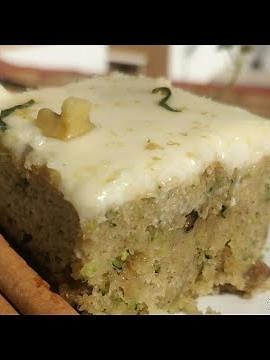Zucchini Cake with Cream Cheese Frosting