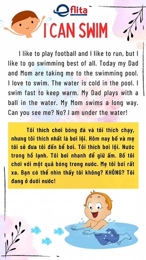 10 Bài luyện đọc tiếng Anh cực hay | Eflita Edu - Tiếng Anh Gia Đình