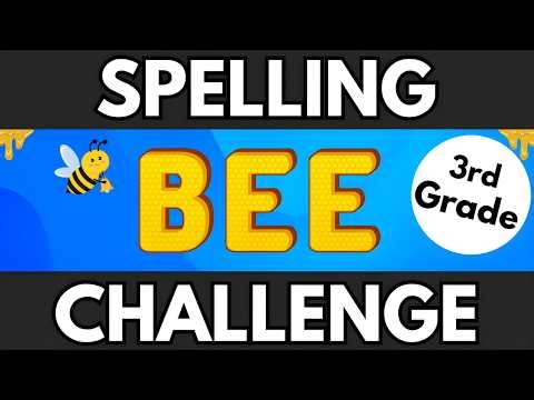 3rd Grade Spelling Bee Challenge 🐝 | Fun & Educational Spelling Contest for Kids