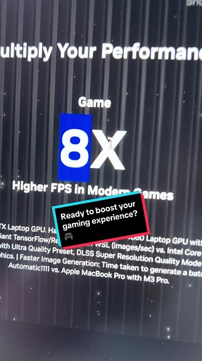 Ready to boost your gaming experience? 🎮 The AORUS AI PC, powered by NVIDIA GeForce RTX 40 Series, delivers up to 8x higher FPS in modern games. 🚀 Experience the ultimate performance with AI-enhanced visuals and smooth gameplay! Which game would you play first on the AORUS AI PC? 🤩🤩 #GIGABYTE #AORUS #RTXAIPC #AORUS16X #GamingPerformance #DLSS