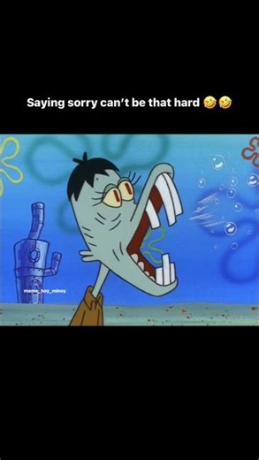 SpongeBob | Memes | Clips on Instagram: "Squidward threatening SpongeBob with playing his clarinet is too funny 🍍Fools In April : S1 E19 🍍 🍍 📲Tag a friend Follow and share for more🧽 @meme_hoy_minoy 🍍 🍍 🍍 🍍 🍍 #spongebob #spongebobmemes #memes #spongebobsquarepants #spongebobmemesarethebest #spongebobfunny #patrick #patrickmeme #patrickreels #reels #krustykrab #meme #memes #funnymemes #reels #funnyreels #humor #funny #comedy #comedyreels"