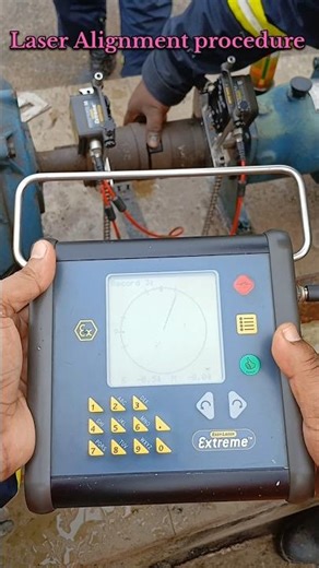 Laser Alignment Kaise Kare⛩️#shorts #alignment #pump #engineering #mechanical #machine