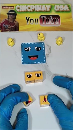 🤣🤩 Face Change Rubik’s Cube Challenge! 🤯🤗😎😯🤗 Can You Solve It?😎 #Shorts