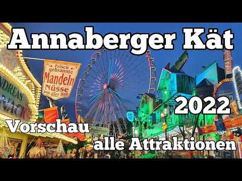 🥰 Annaberger Kät 2022 - Beschickung - alle Attraktionen - Vorschau 😍