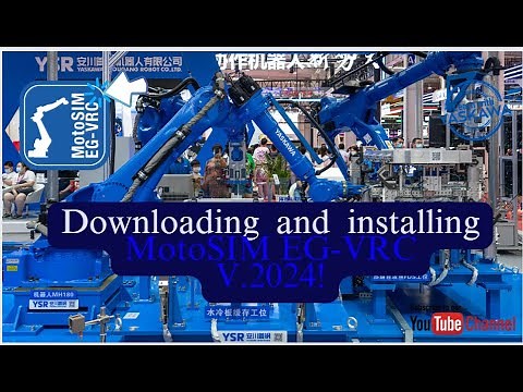#yaskawa #robotics Downloading and installing MotoSIM EG-VCR V.2024 (latest features)