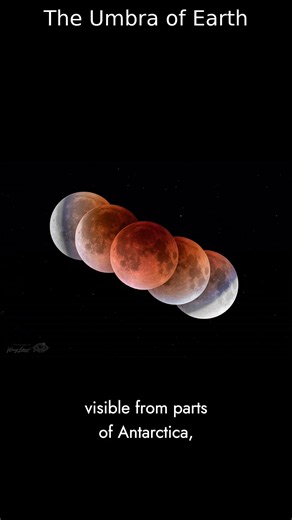 The Umbra of Earth | NASA APOD 2025-09-11 #Shorts