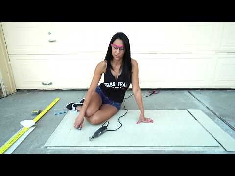 Cutting and Installing Cement Board