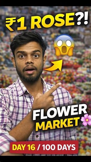 Kolkata Flower Market Tour 😱 Cheapest Flowers Ever | Day 16